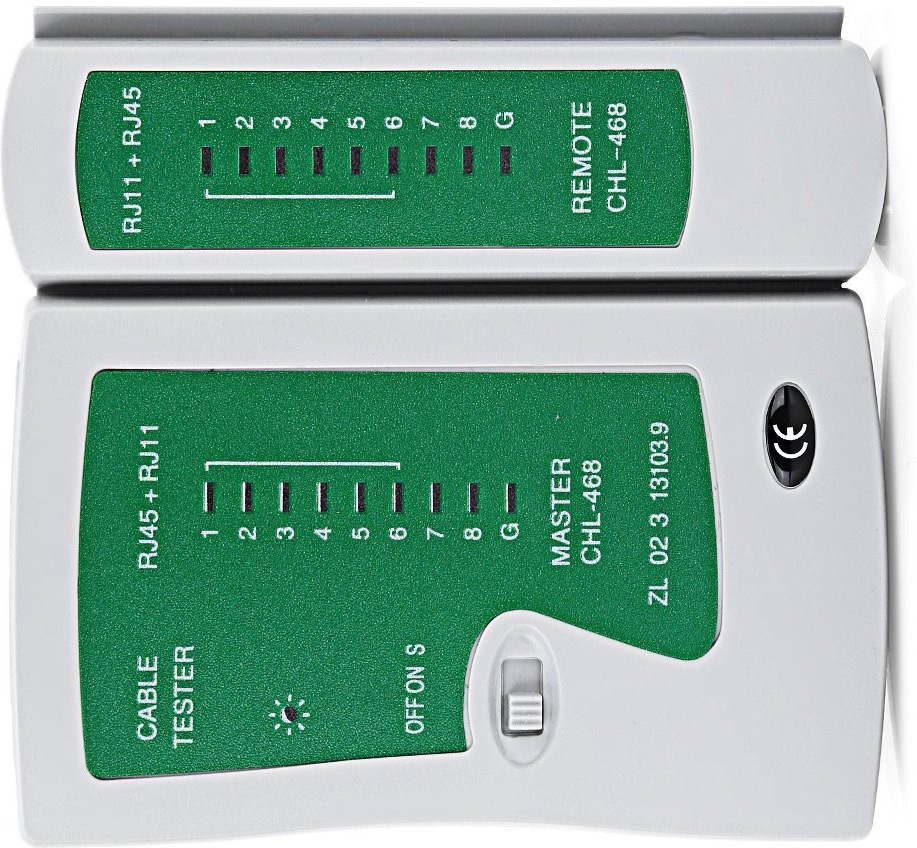 ADNet Network LAN Cable Tester RJ45 / RJ11 / RJ12 / Cat5 Network Interface Card image 1