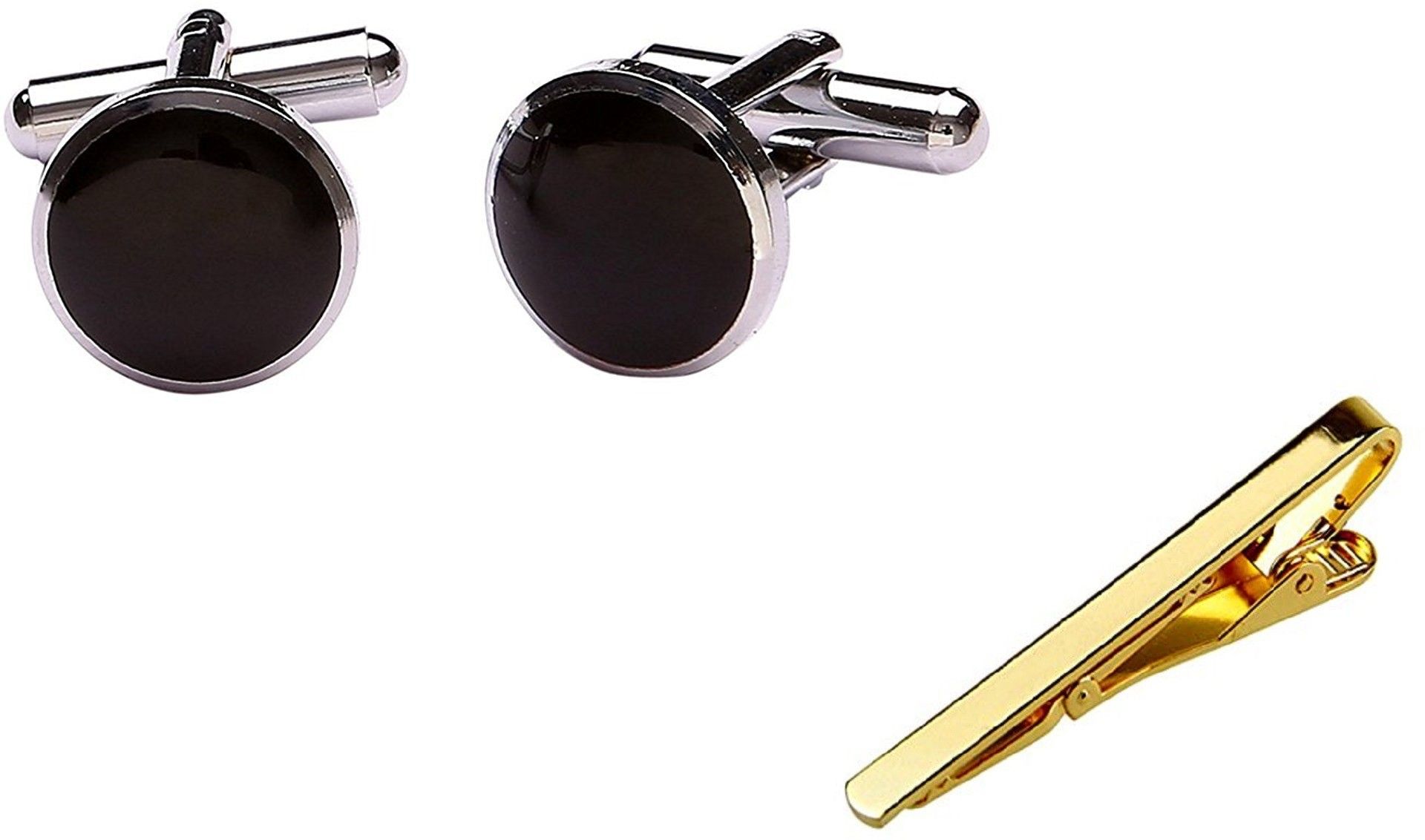 Bsquare Brass Cufflink & Tie Pin Set-picture-18