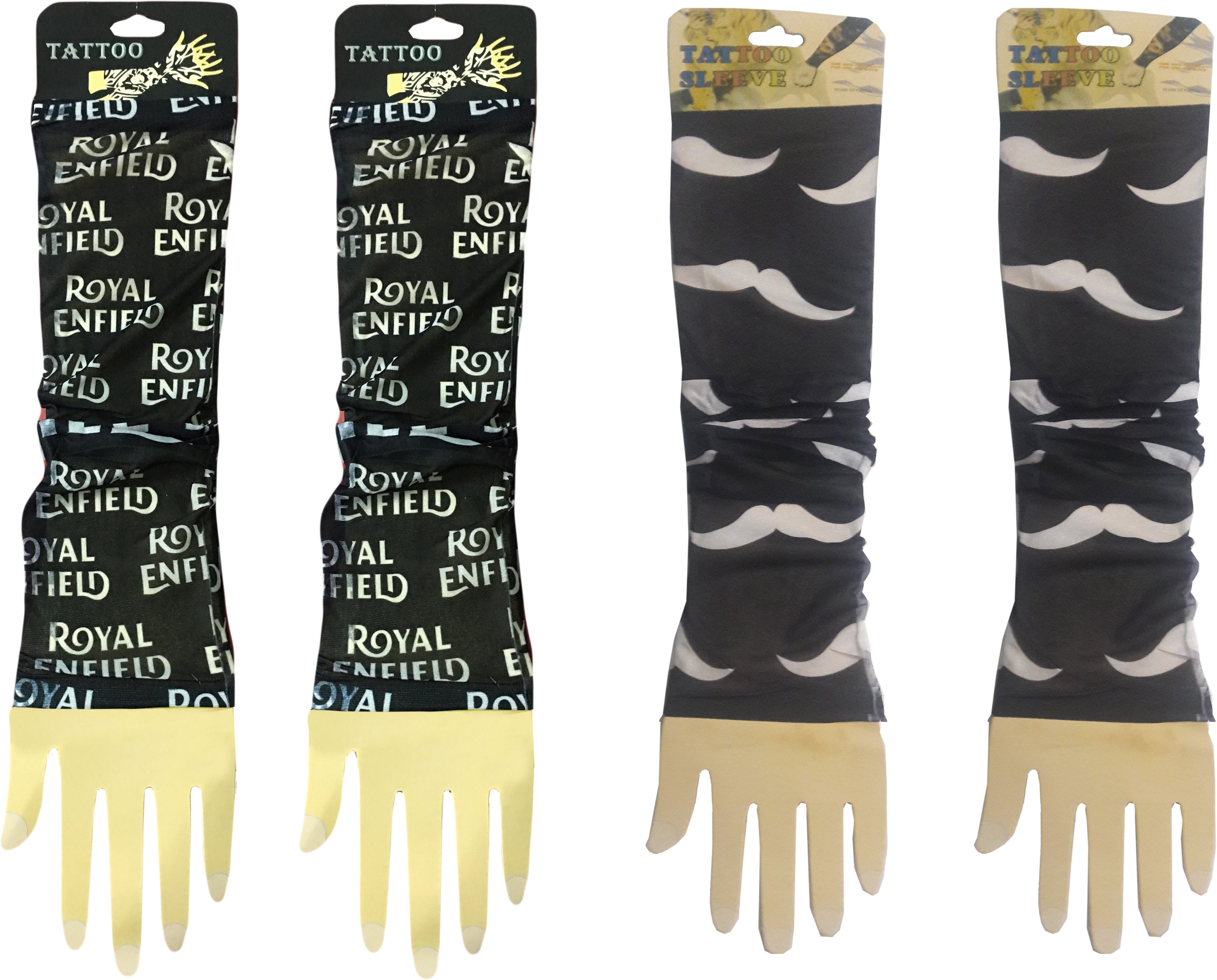 Atyourdoor REBlackBlackMoustache22 Nylon Arm Warmer