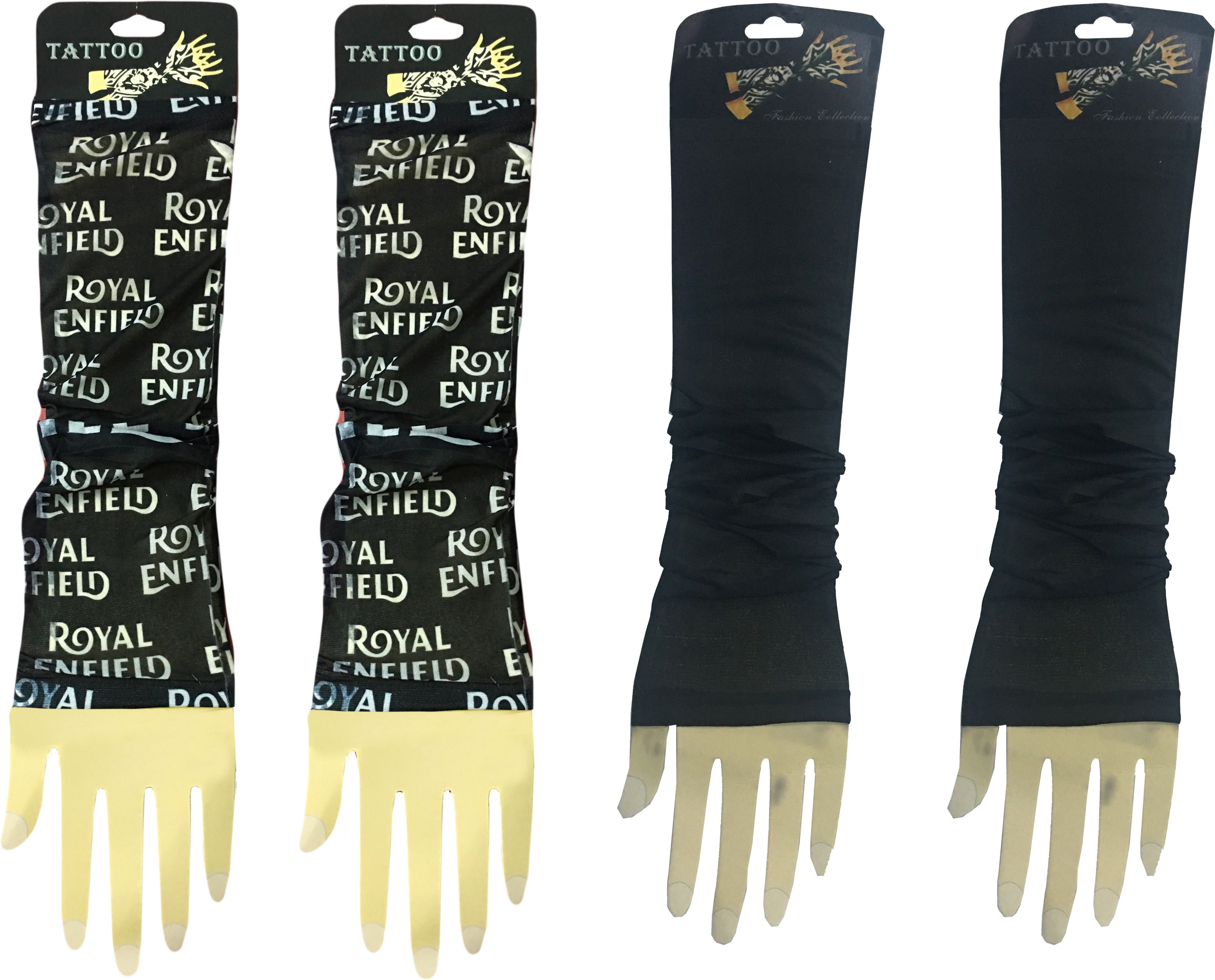 Atyourdoor REBlackBlackPlain22 Nylon Arm Warmer