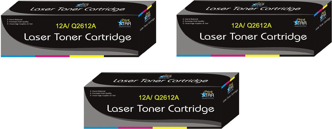 PrintStar 12A / Q2612A Compatible for HP 12A Toner Cartridge For HP LaserJet 1010, 1012, 1015, 1018, 1020, 1022, 1022n, 3020, 3030 Black Ink Cartridge-picture-16