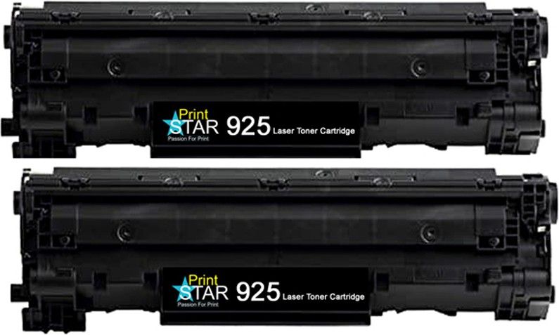 PrintStar 925 Black Toner Cartridge Pack of 2 Compatible for Canon Laser Shot LBP6018B, Canon imageCLASS MF3010 Black Ink Toner