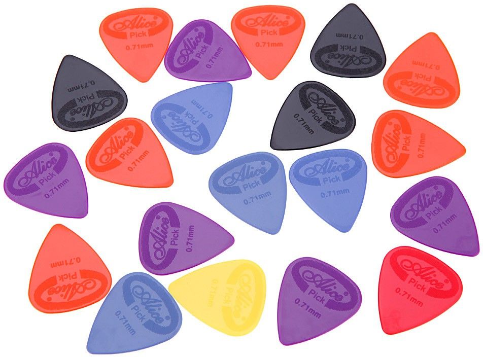 alice 0.58/0.71mm 20 pc Guitar Pick-picture-15