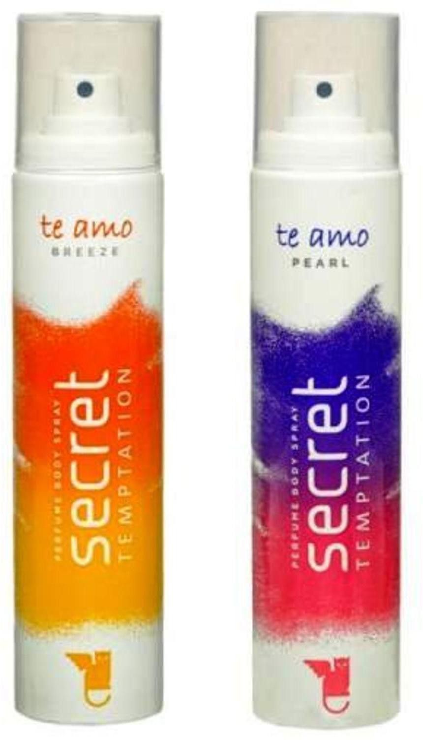 Te Amo Breeze And Pearl Combo Pack 2 Deodorant Spray-For Women-image-7