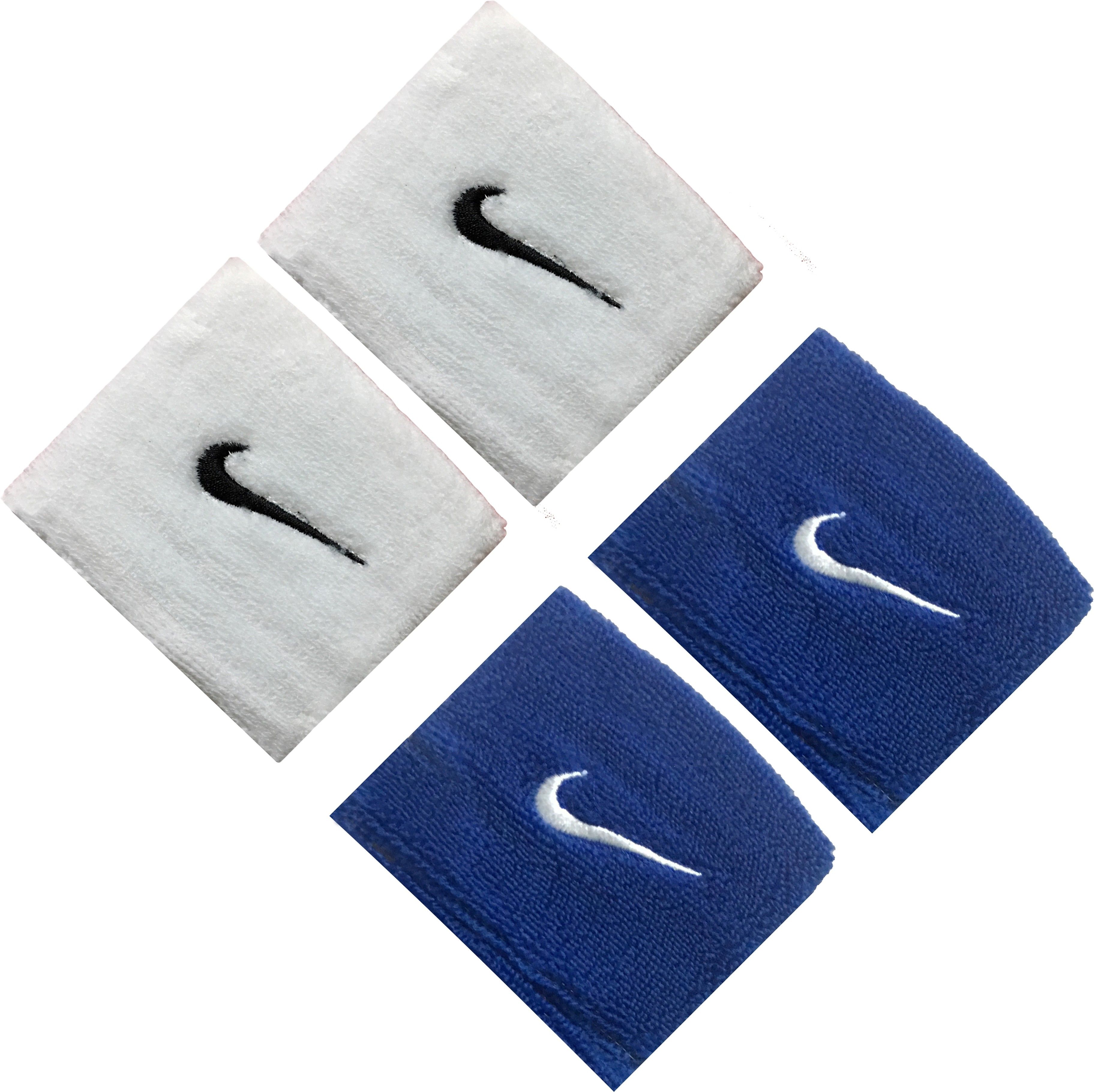 WhiteBlueWristband022 Men Wrist Band-image-0