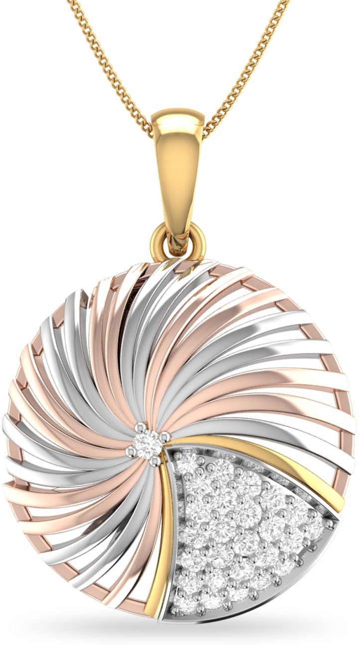 PC Jeweller PJeweller The Azalia 22kt Yellow Gold Pendant