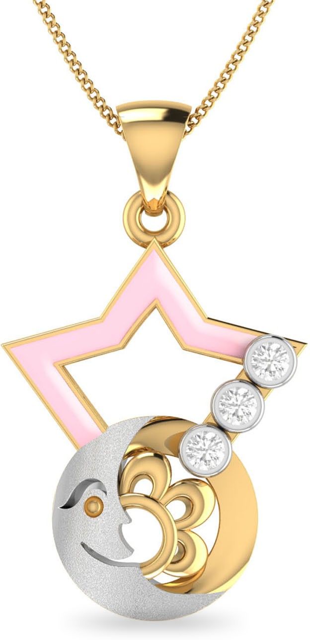 PC Jeweller The Deewakar 22kt Yellow Gold Pendant