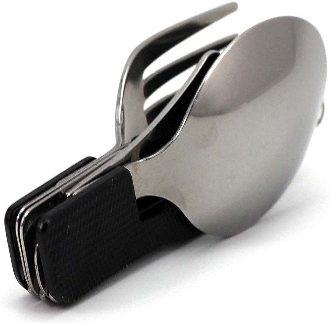 protos 4 in 1 Fork Knife Spoon Travel tool kit Camping & Hiking Folding-picture-10