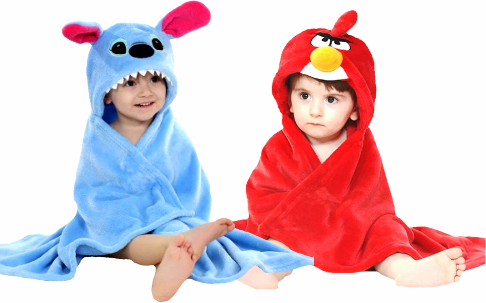Embroidered Single Hooded Baby Blanket for Mild Winter-image-25