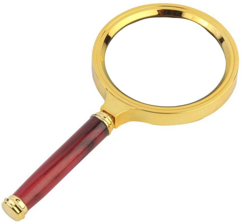 Retro Style Metal 80mm 5X Magnifying Glass-image-47
