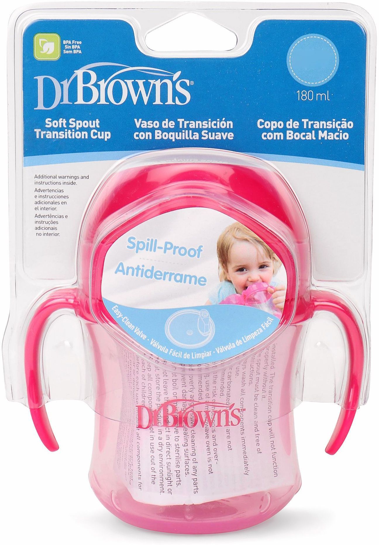 dr. brown's Soft-Spout Transition Cup w/ Handles - Assorted - - Silicone-picture-14