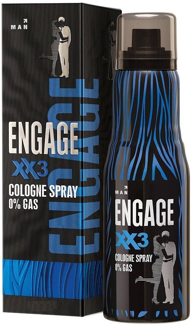 XX3 Cologne Body, Skin Friendly Deodorant Spray - For Men