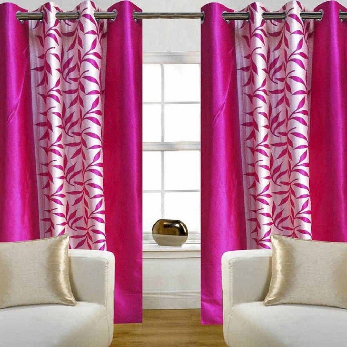 152 cm (5 ft) Window Polyester Semi Transparent Curtain (Pack Of 2)-image-48