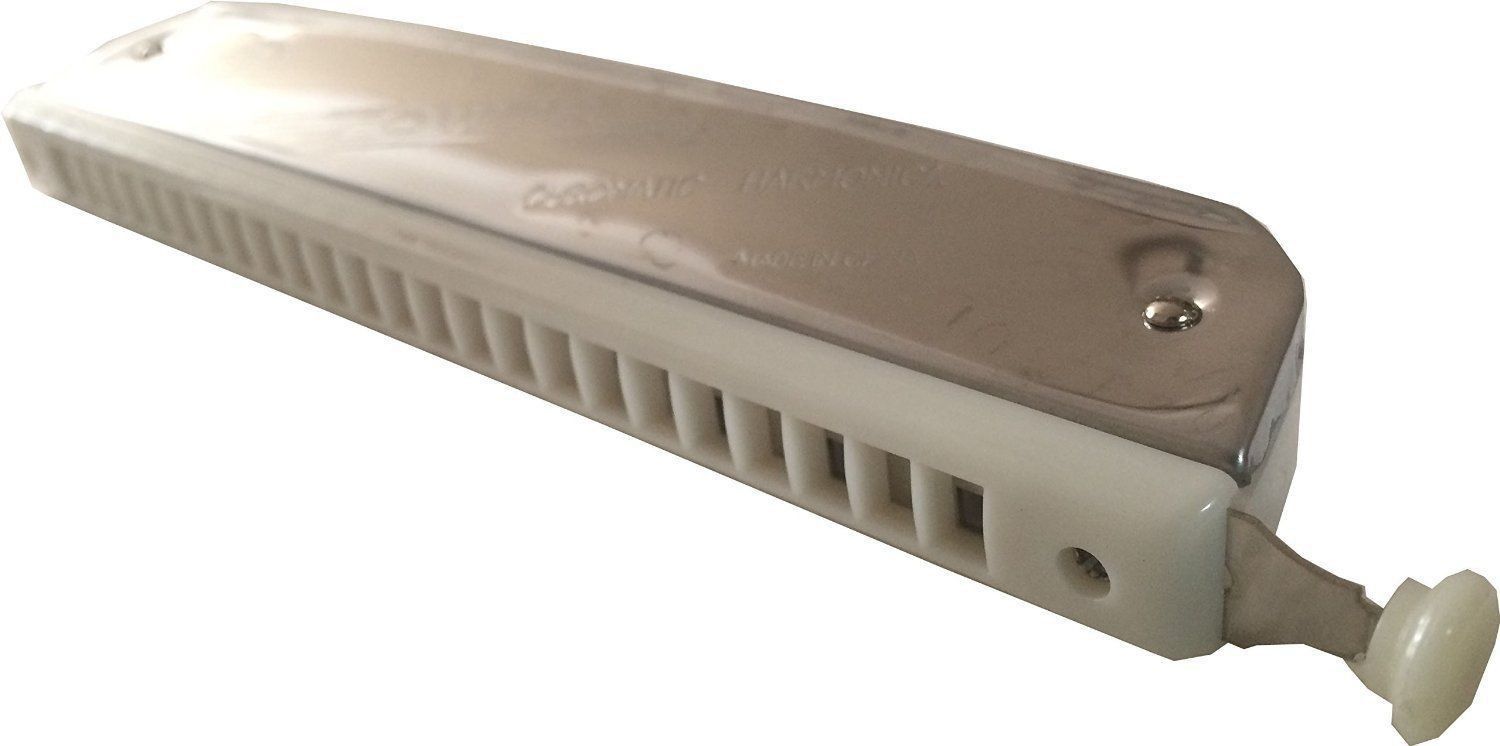 Special 48 Holes Chromatic Mouth Organ / Harmonica / French Harp / Harmonicon / Kazoo / Panpipe With Scale Change Option And Key-C (8 Inch 20 Cm)-image-26