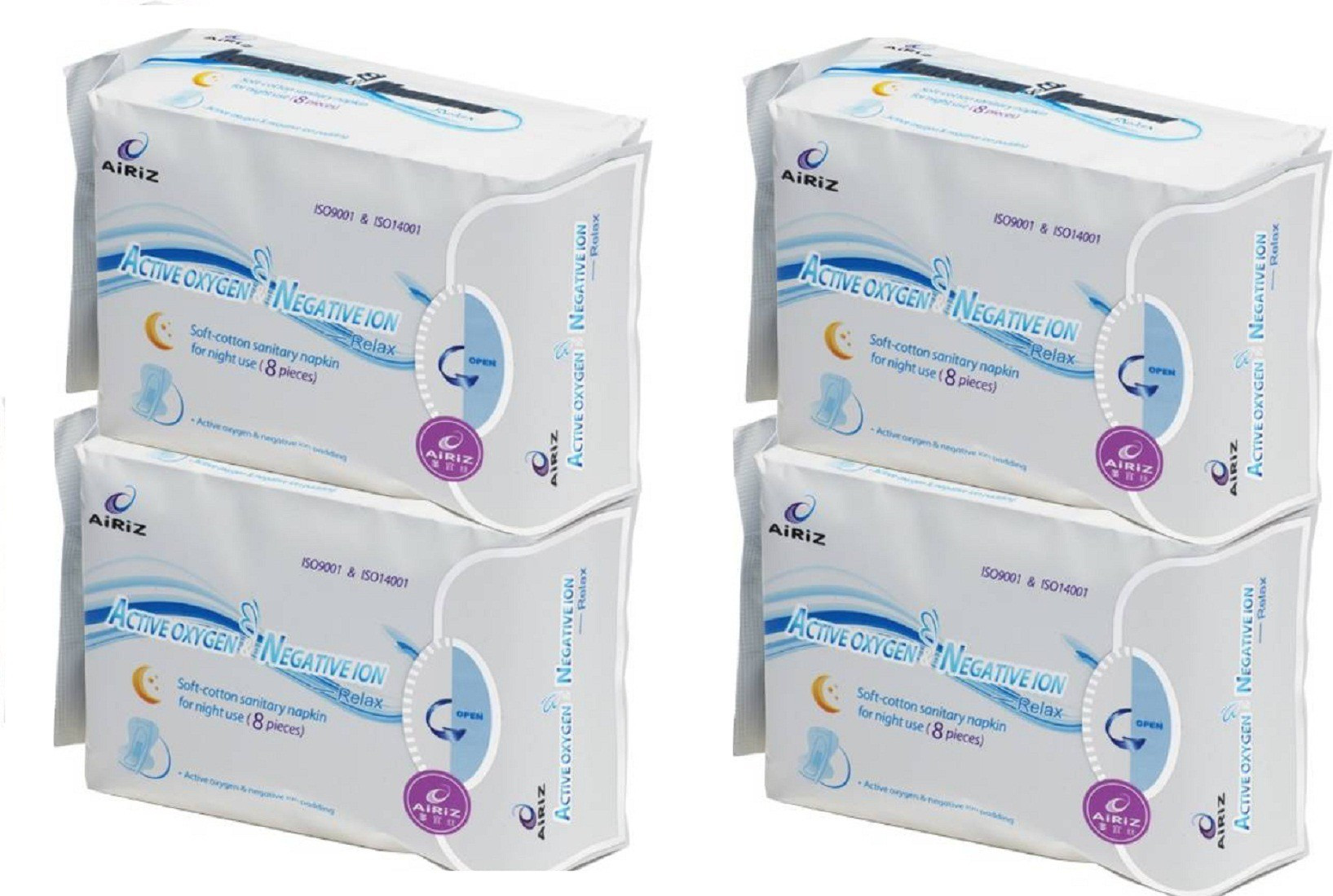 airiz Active oxygen & Negative ion (32 Pieces) Sanitary Pad image 1