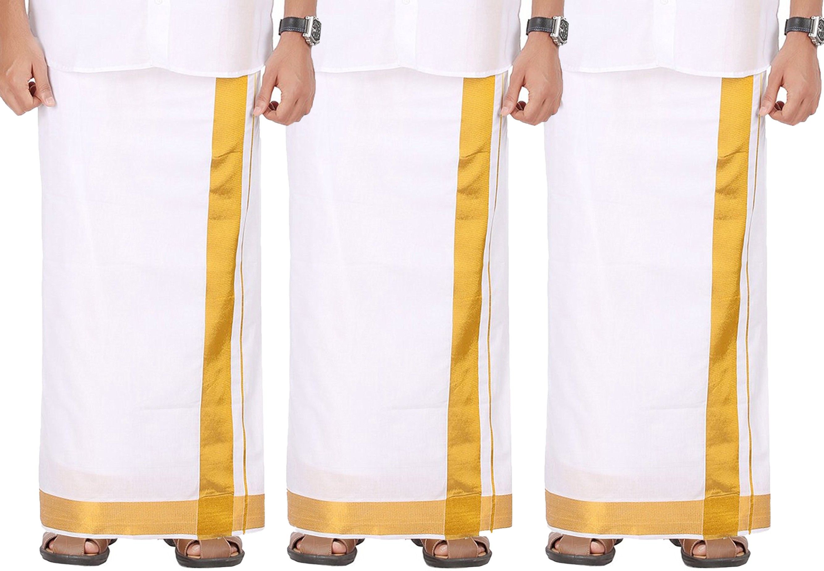 Prakasam Cotton Solid Men Dhoti-picture-35