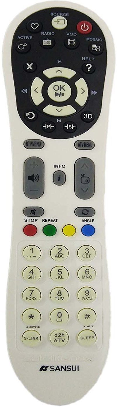 LipiWorld In-Built D2H Set-Top Box Compatible For Sansui LED LCD With D2H sansui Remote Controller image 1