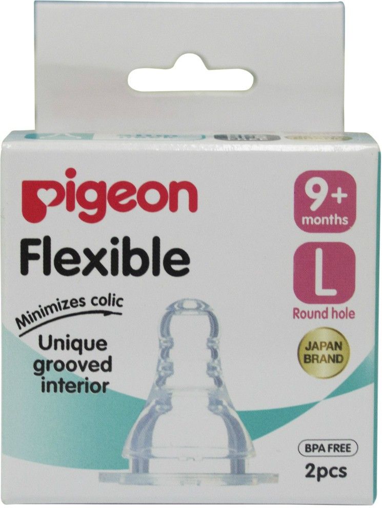pigeon PERISTALTIC NIPPLE L SIZE Fast Flow Nipple-picture-35