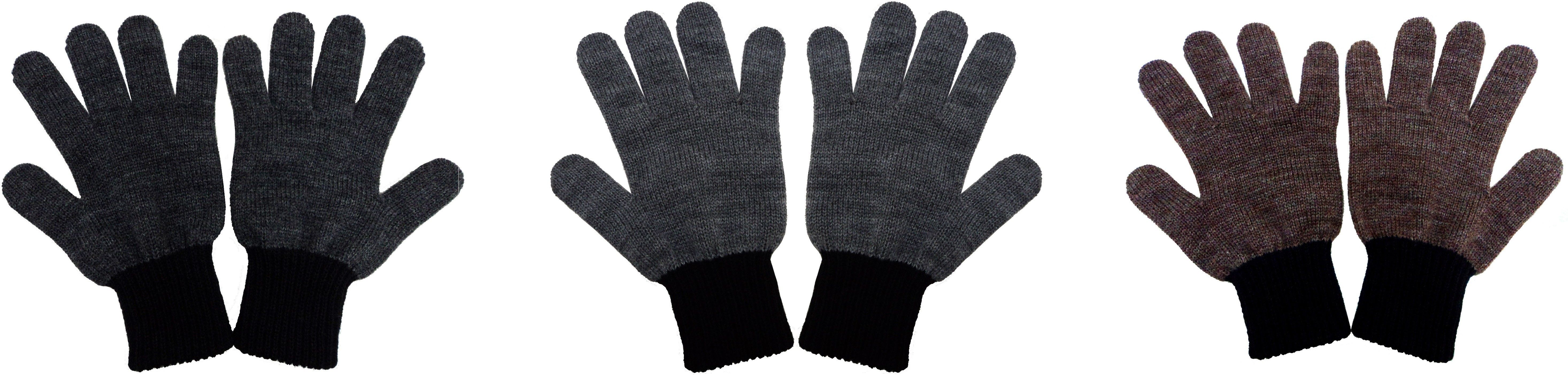 Solid Winter Men Gloves-image-15