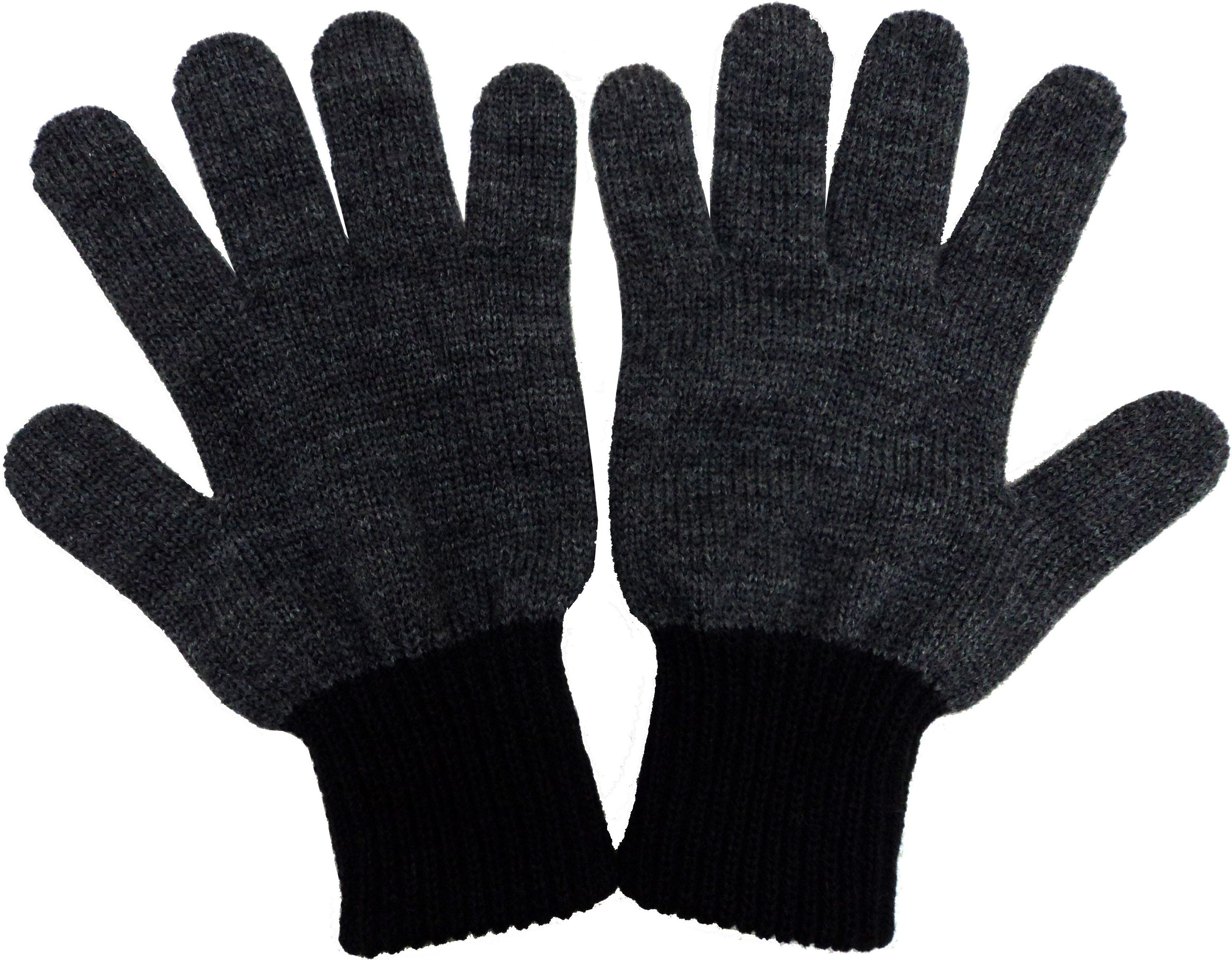 Solid Winter Men Gloves