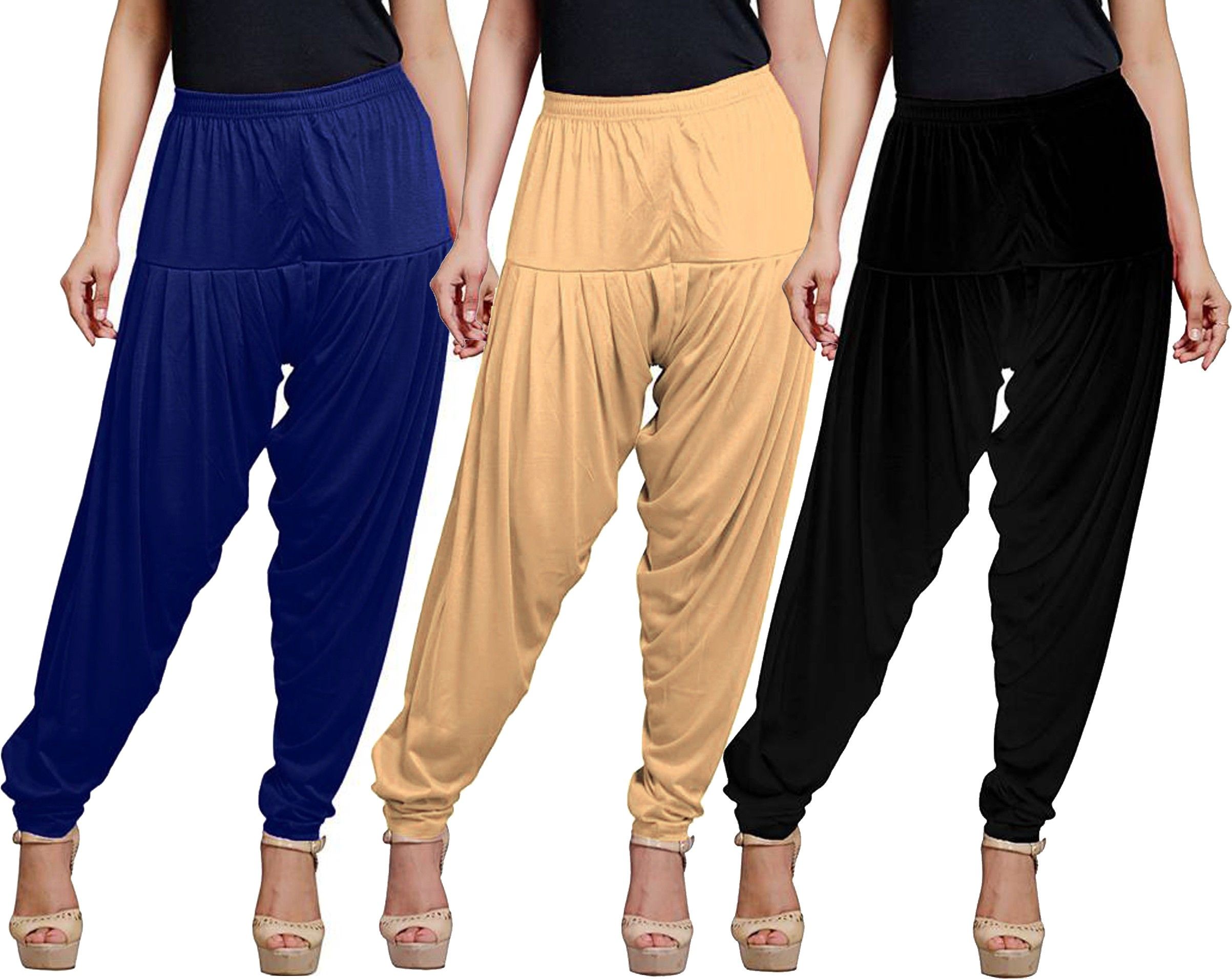Cotton Blend Solid Patiala-image-4