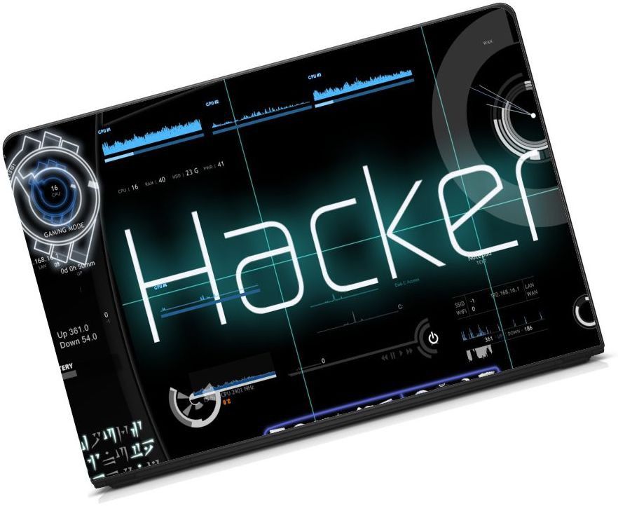 Anweshas Printed on 3M Vinyl, Premium Quality, HD, UV Printed, Laminated, Bubble Free, Scratchproof, Washable, Easy to Install Laptop Skin/Sticker/Vinyl/Cover for 13.1, 13.3, 14.1, 14.4, 15.1, 15.6 inches (Hacker) vinyl Laptop Decal 15.6-image-49