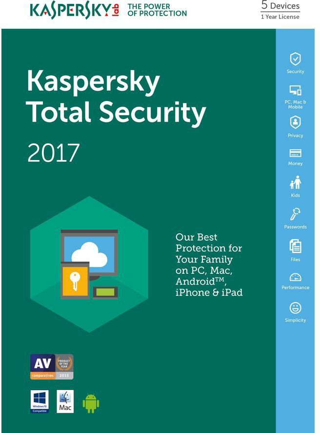 Kaspersky Total Security 5.0 User 1 Year image 1