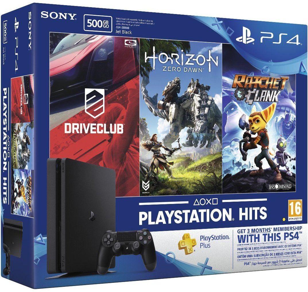 SONY PlayStation 4 (PS4) Slim 500 GB with Horizon Zero Dawn, Drive Club and Ratchet & Clank-picture-27