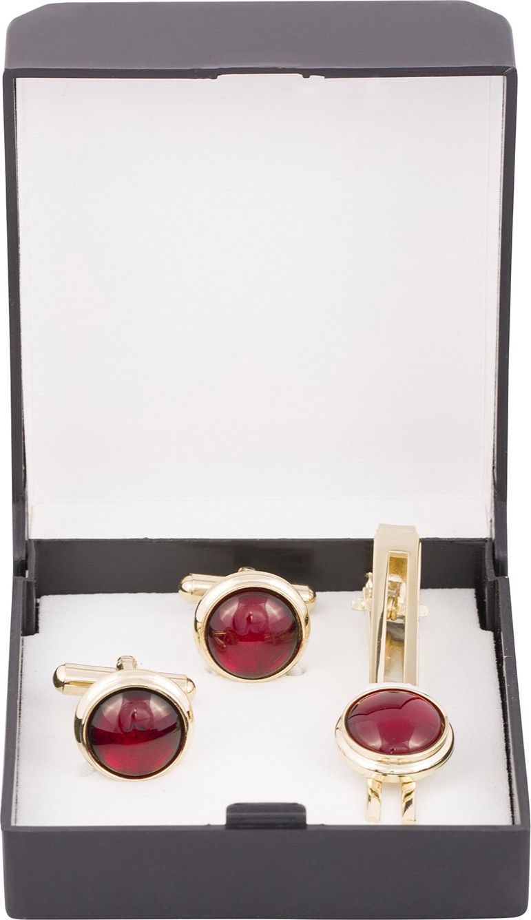 Paranoid Brass Cufflink & Tie Pin Set-image-22