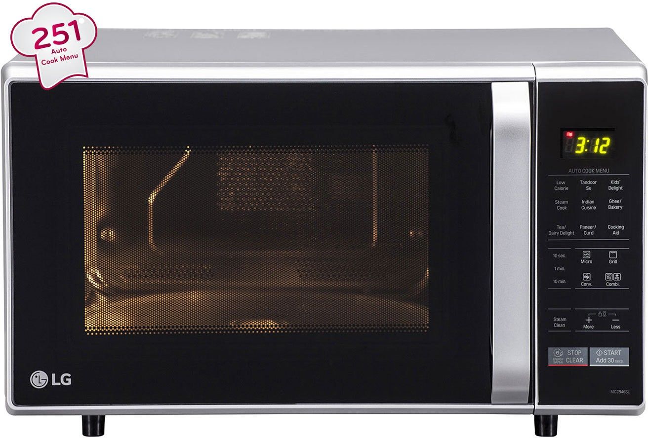 lg 28 L Health Plus Menu and Stainless Steel Cavity More Hygienic More Durable Convection Microwave Oven-picture-30