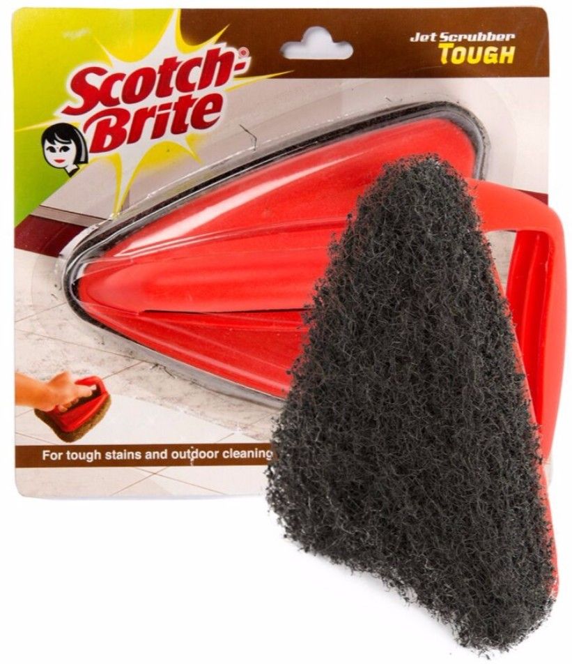 Jet Scrubber Brush Tough for balcony and outdoor cleaning Scrub Pad-image-2