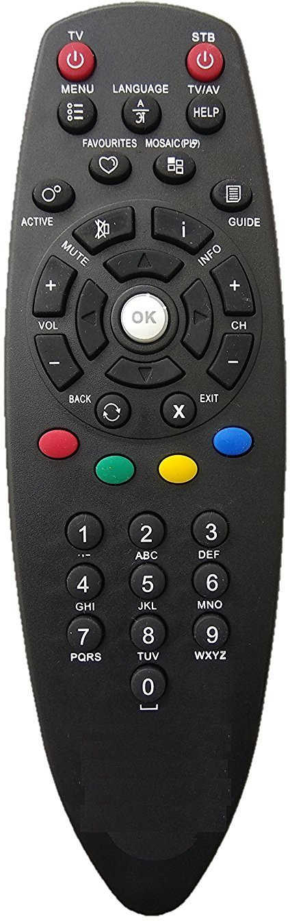 LipiWorld Setup Box Compatible For VIDEOCON D2H Remote Controller image 1