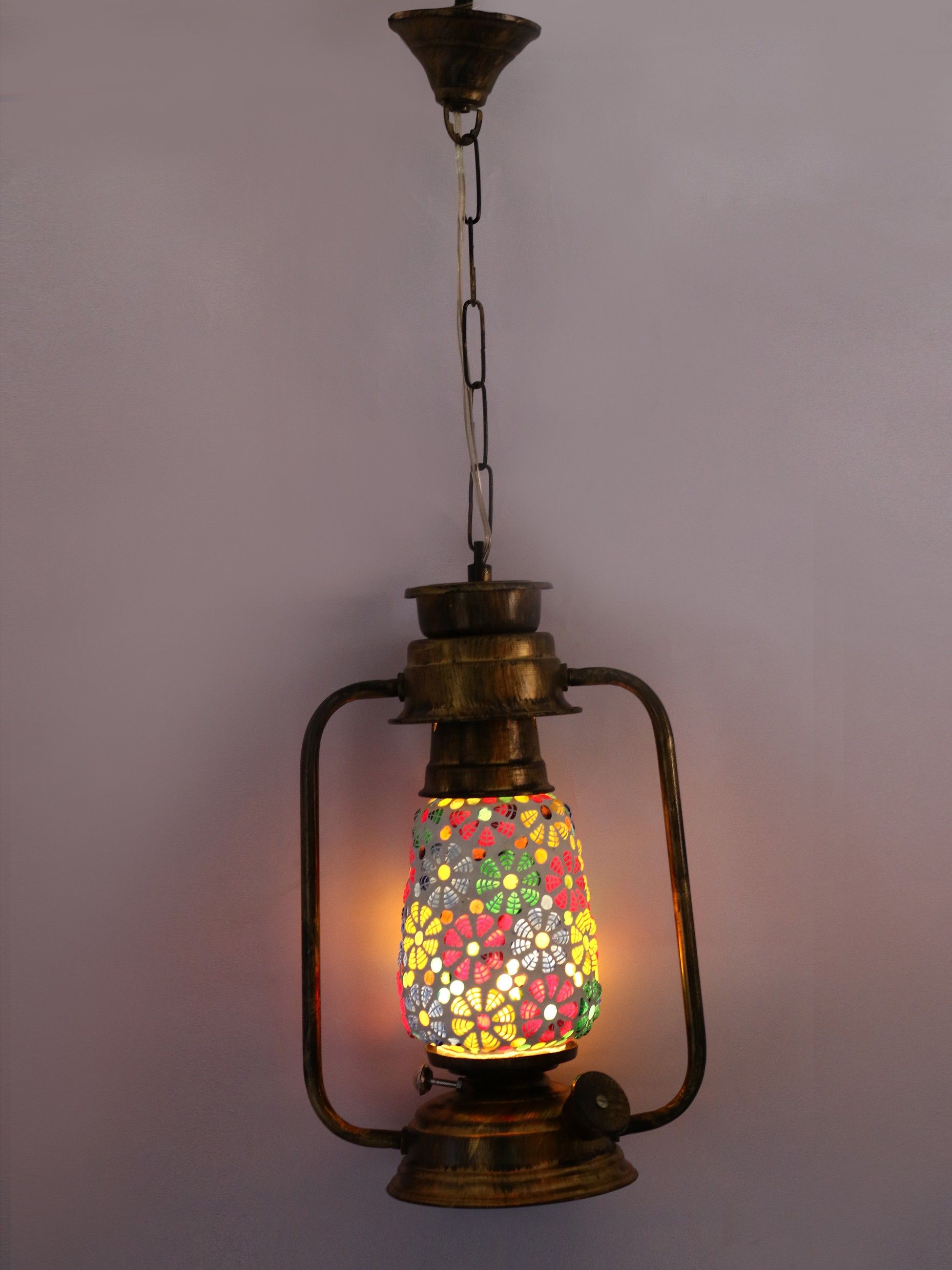 afast Antique Pendant Hanging Lantern Lamp Light With Colorful Glass Perfect Match Of Trading And Traditional A8 Pendant Lamp Ceiling Lamp-picture-23