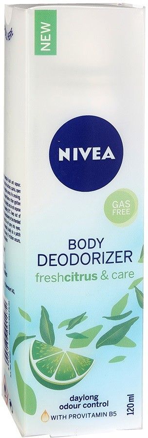 Body Deodorizer Fresh Citrus & Care Gas Free Spray Deodorant Spray - For Women-image-33