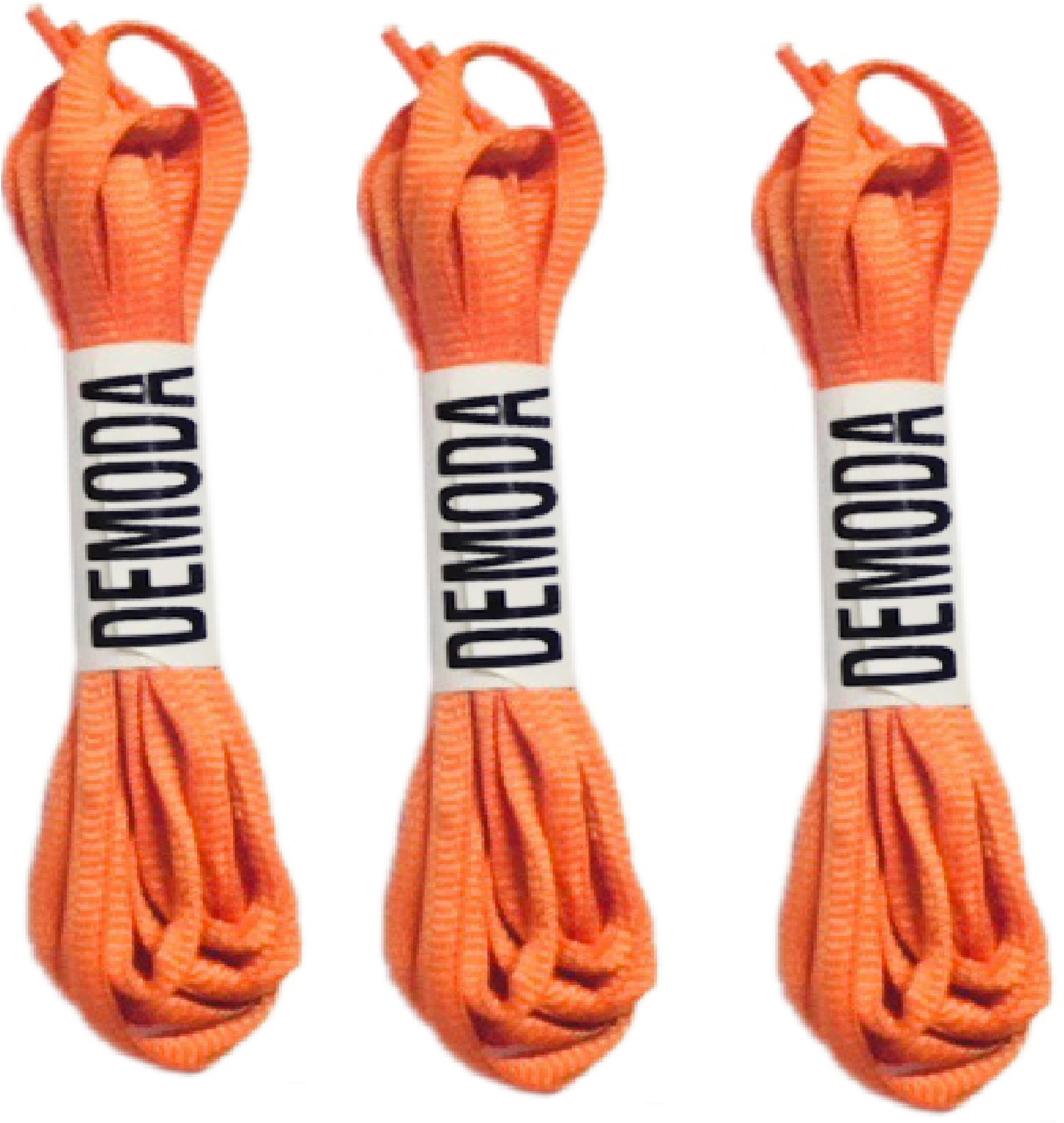 DE'MODA Round Shoelaces(Pack of 3-Orange) Shoe Lace-image-31