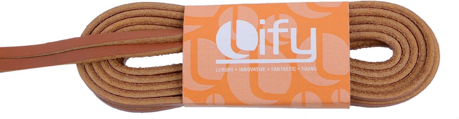 Lify Leather Cord 120CM- TAN Shoe Lace-picture-10