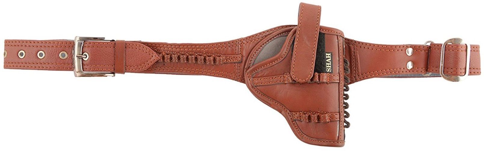 shah 32 Bore Pistol Cover with Belt Racquet Carry Case/Cover Free Size-picture-2