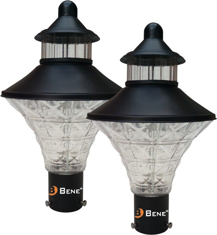 bene Garden Light Aster 21 Cm Black (Pack Of 2 Pcs) Flood Light Outdoor Lamp-picture-14