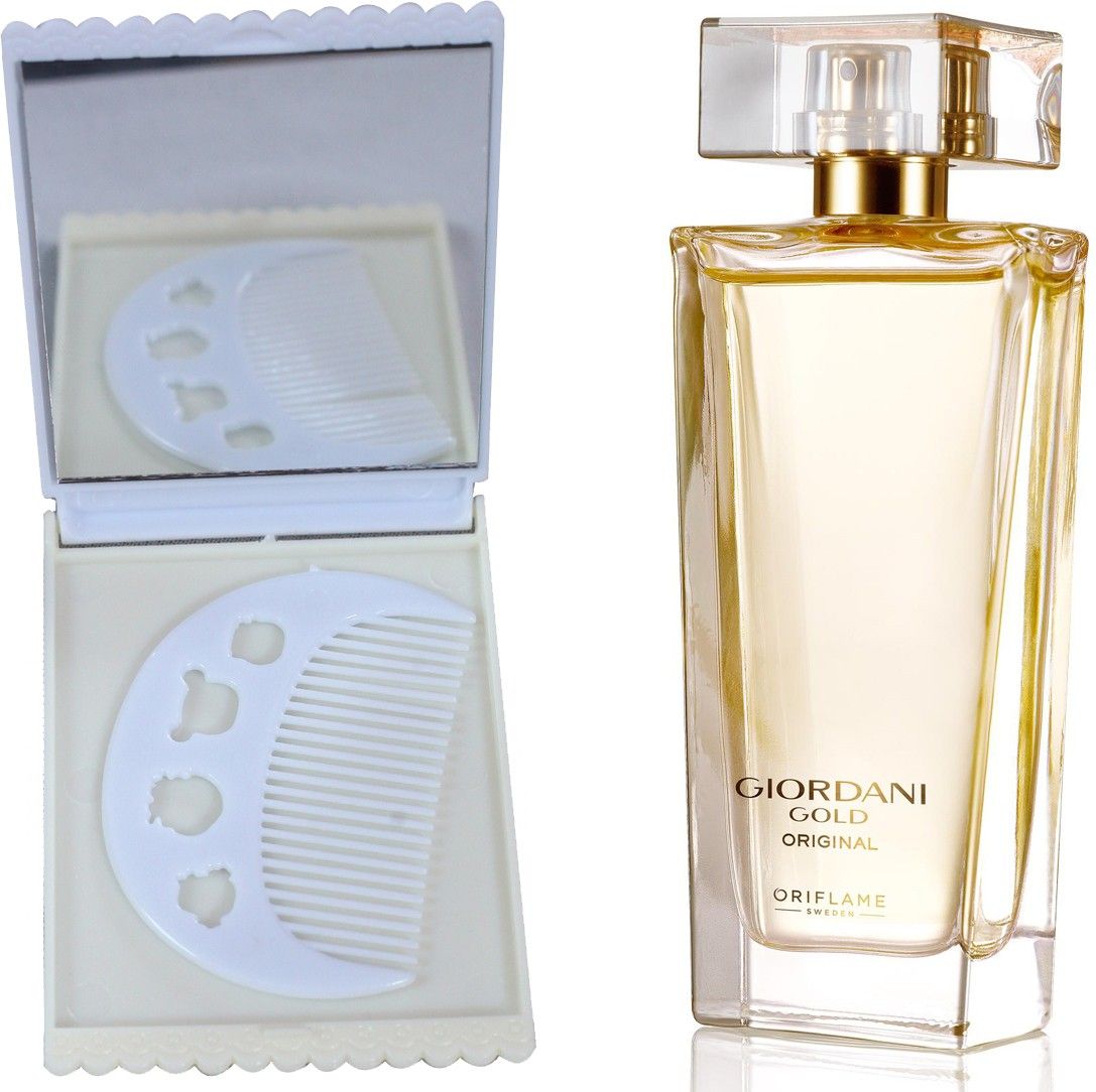 Original Eau de Parfum 50ml (32150) With Comb & Mirror Set