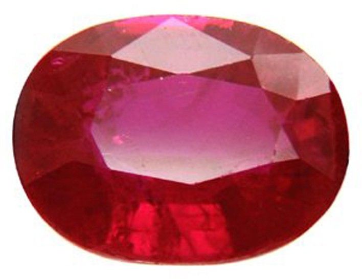 JFACTOR Red Cut Natural Ruby Gemstone
