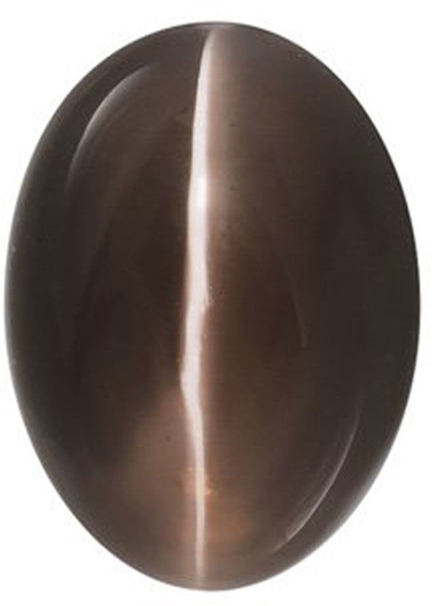 JFACTOR Brown Cut Natural Cat's Eye Gemstone