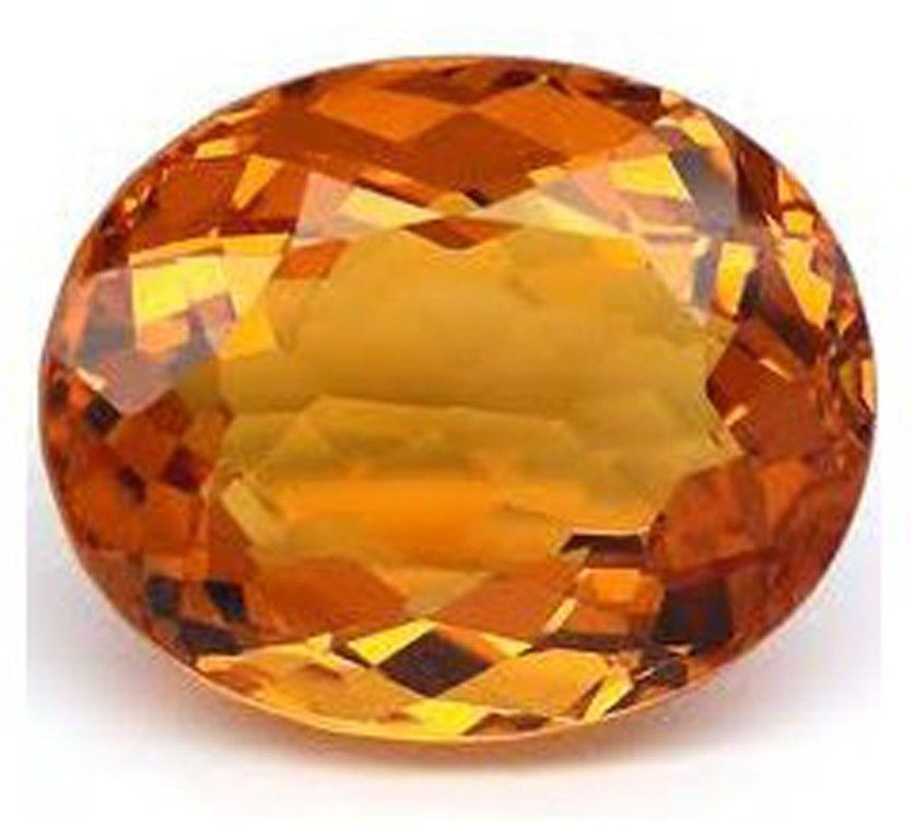 JFACTOR Yellow Cut Natural Citrine Gemstone-image-2