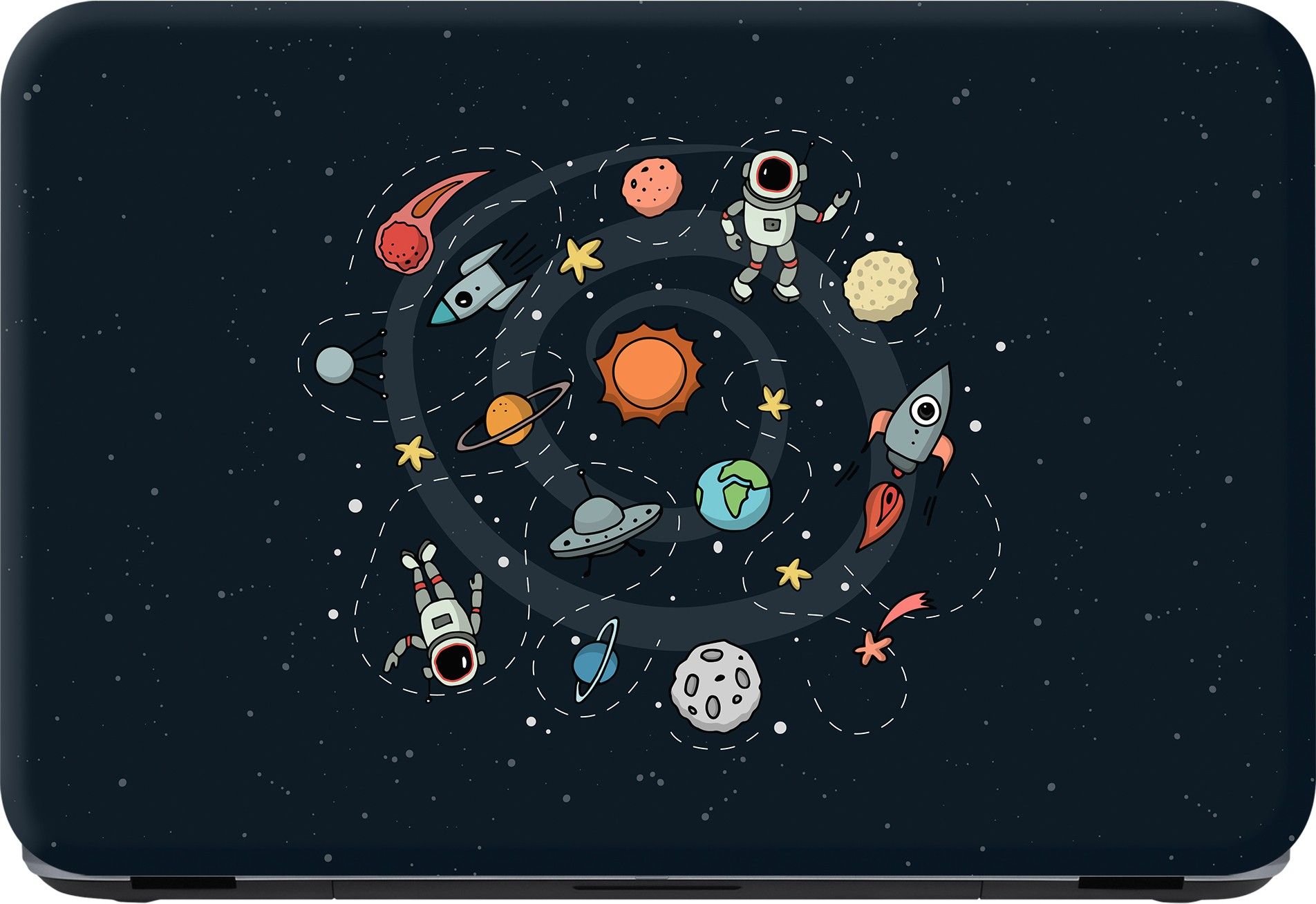 Flipkart SmartBuy orbit Premium LG Vinyl (matte) Laptop Decal 15.6