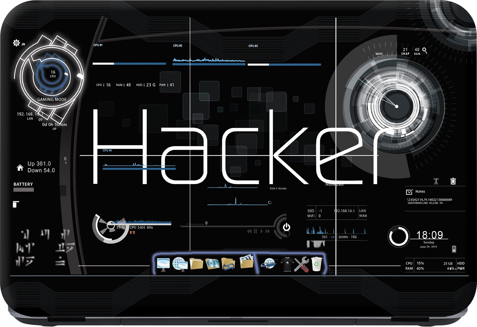 Flipkart SmartBuy Ethical Hacker Premium LG Vinyl (matte) Laptop Decal 15.6-image-5