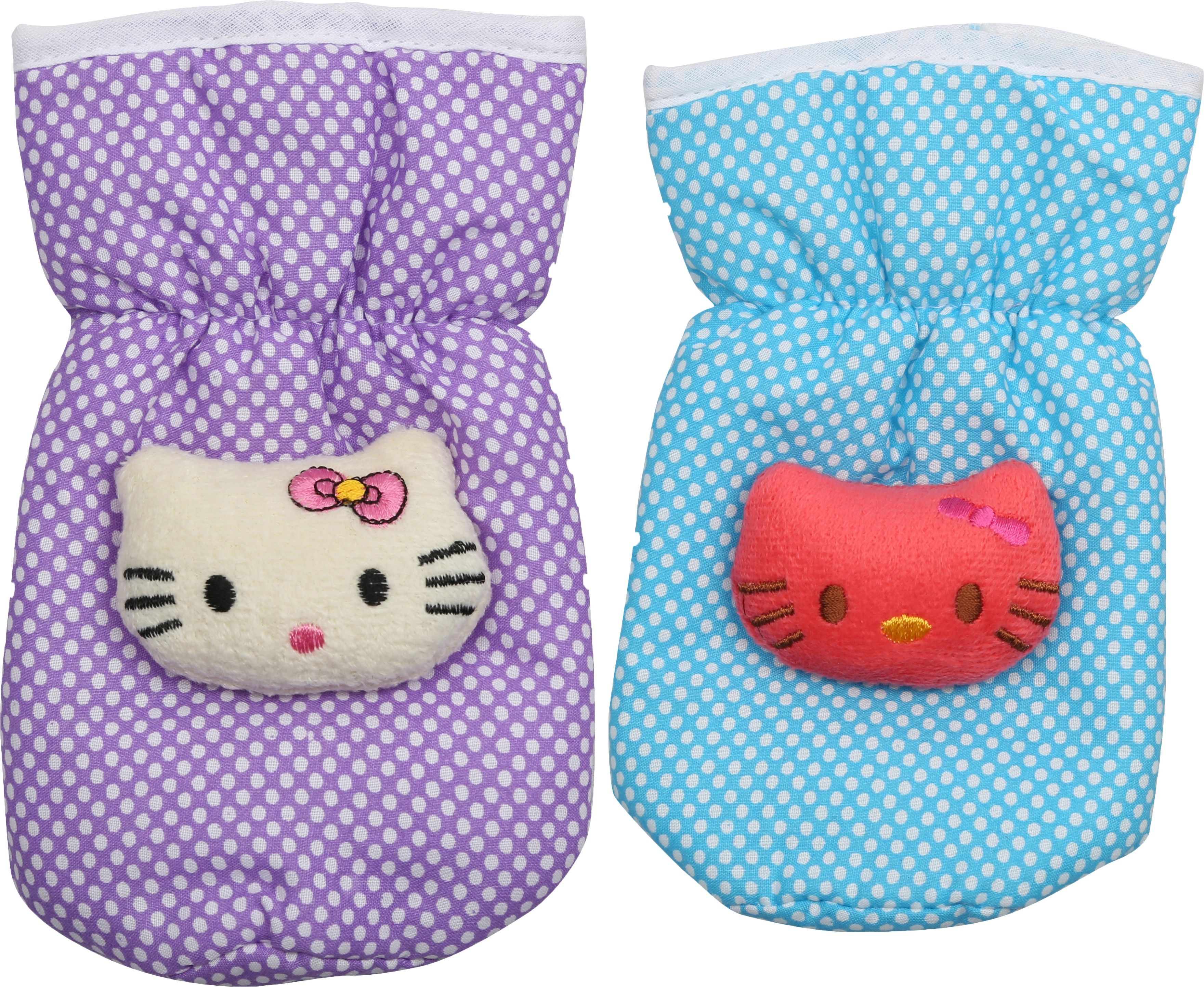 High Quality Dot print Cotton Bottle Cover pouch pack of 2-image-30