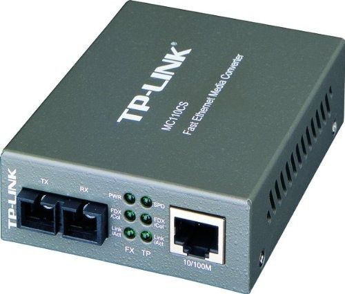 TP-Link MC110CS 10/100Mbps Single-Mode Media Converter Network 2 Ports 100 Mbps Network Switch
