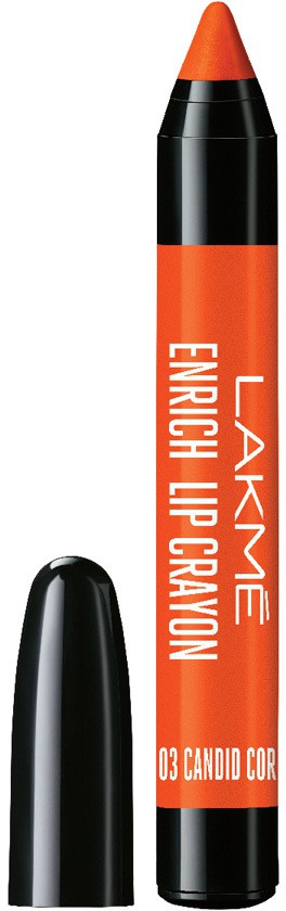 Lakme Enrich Lip Crayon, 03 Candid Coral