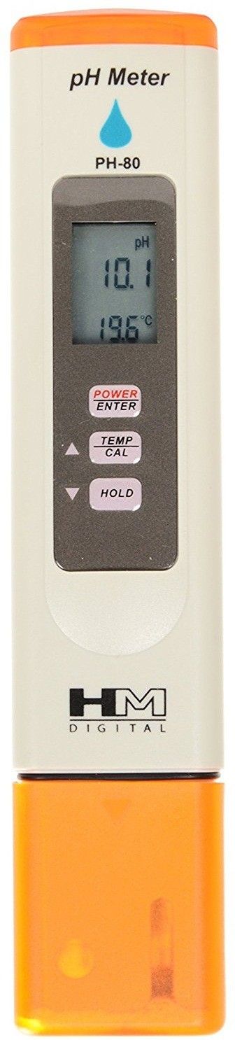 Digital PH-80 PH Meter & Temperature Meter pH-80 pH Hydrotester Water Resistant + Automatic Digital Calibration + Storage Solution + Buffer Poweder Handheld Portable Pen Water Quality Tester For Measuring & Testing Applications Such As Hydroponics & Gardening, Pools & Spas, Aquariums & Reef Tanks, Water Ionizers, Drinking Water RO UV UF Mineral Water Purifiers Filter Service Digital TDS Meter-image-14