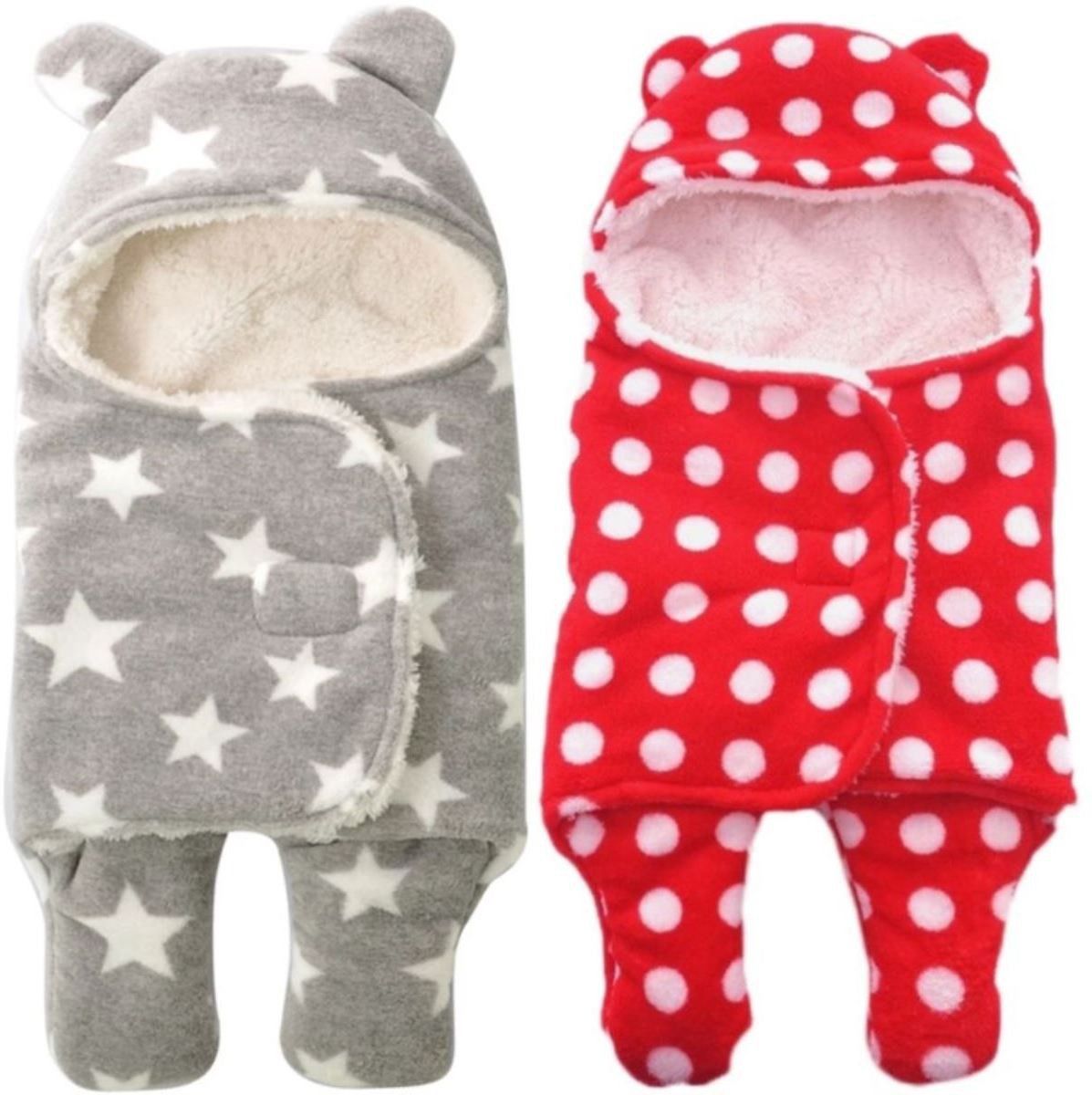 All season Use- Supersoft , Double Layered Premium Quality , Baby Wrapper Cum Baby carrier Bag Cum baby Blanket Sleeping Bag-image-34