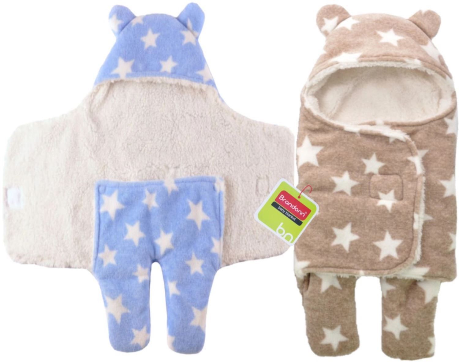 All season Use- Supersoft , Double Layered Premium Quality , Baby Wrapper Cum Baby carrier Bag Cum baby Blanket Pack Of 2 Sleeping Bag-image-36